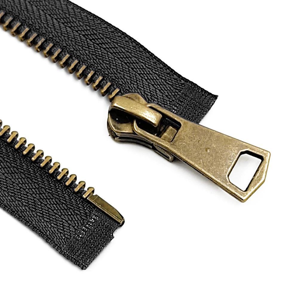 5# Colorful High Quality Open-End Auto Lock Copper Metal Zipper Diy Handcraft For Clothing Pocket Garment Shoes Bags Sewing