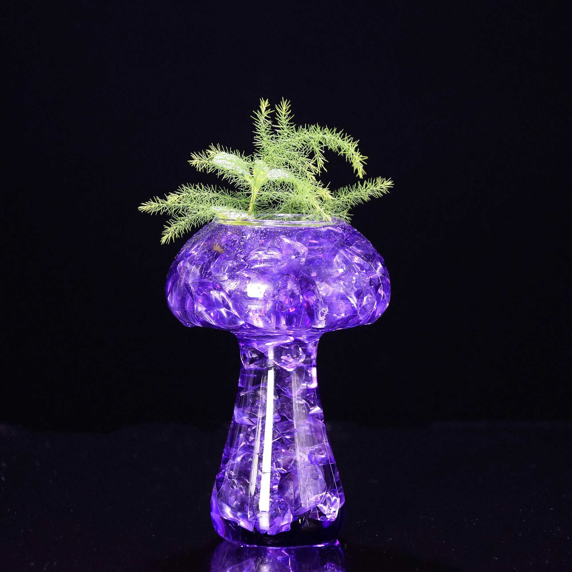 Creative Cocktail Glass - Porcupine Fish/Swan/Rose/Octopus/Bird Design Cocktail Glass, Novelty Drink Cup for KTV Bar Night Party