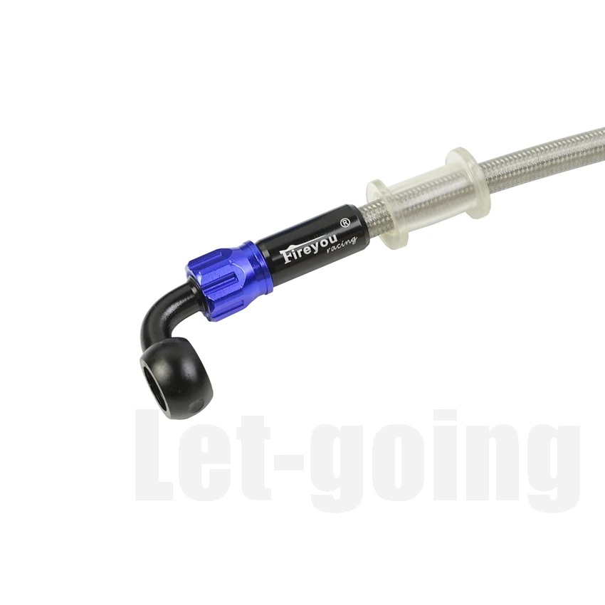 Braided Brake Hose Motorcycle AN3 Hydraulic Clutch Tube Master Cylinder Brake Oil DOT Pipe Reinforced ATV Dirt Pit Racing Bike