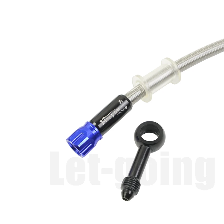 Braided Brake Hose Motorcycle AN3 Hydraulic Clutch Tube Master Cylinder Brake Oil DOT Pipe Reinforced ATV Dirt Pit Racing Bike