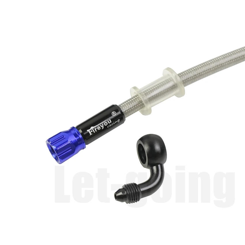 Braided Brake Hose Motorcycle AN3 Hydraulic Clutch Tube Master Cylinder Brake Oil DOT Pipe Reinforced ATV Dirt Pit Racing Bike