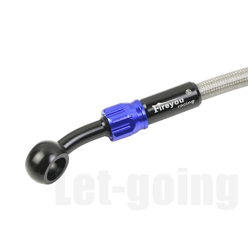 Braided Brake Hose Motorcycle AN3 Hydraulic Clutch Tube Master Cylinder Brake Oil DOT Pipe Reinforced ATV Dirt Pit Racing Bike