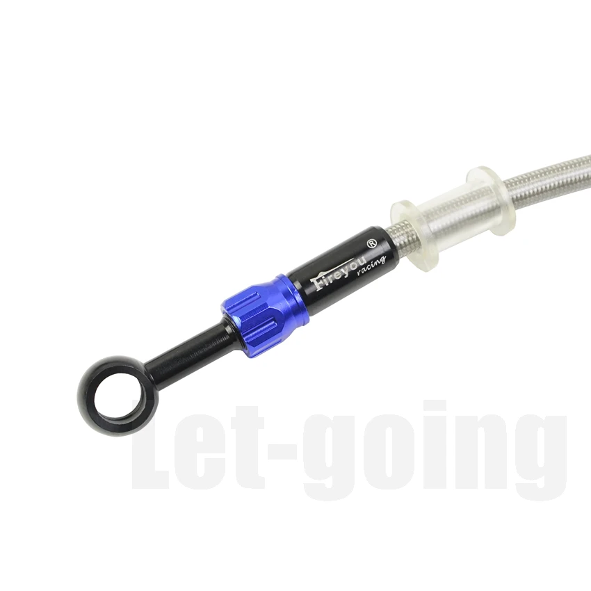 Braided Brake Hose Motorcycle AN3 Hydraulic Clutch Tube Master Cylinder Brake Oil DOT Pipe Reinforced ATV Dirt Pit Racing Bike