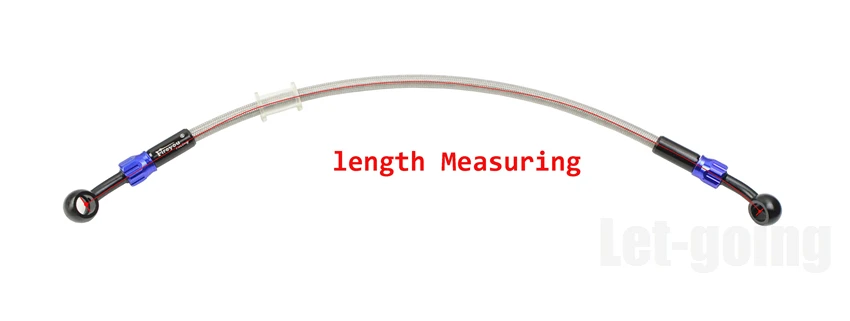 Braided Brake Hose Motorcycle AN3 Hydraulic Clutch Tube Master Cylinder Brake Oil DOT Pipe Reinforced ATV Dirt Pit Racing Bike
