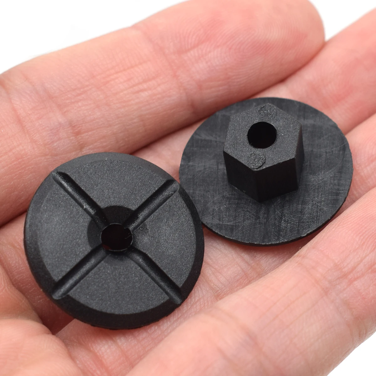 10x 4mm Fastener Nut Cover For Mercedes Benz BMW Fender Mud Flaps Splash Guard Wheel Arch Bumper Panel Retainer Unthreaded Clips