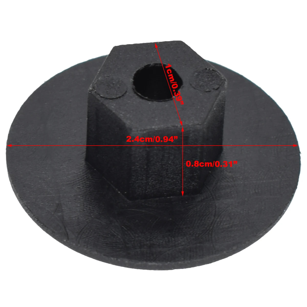 10x 4mm Fastener Nut Cover For Mercedes Benz BMW Fender Mud Flaps Splash Guard Wheel Arch Bumper Panel Retainer Unthreaded Clips