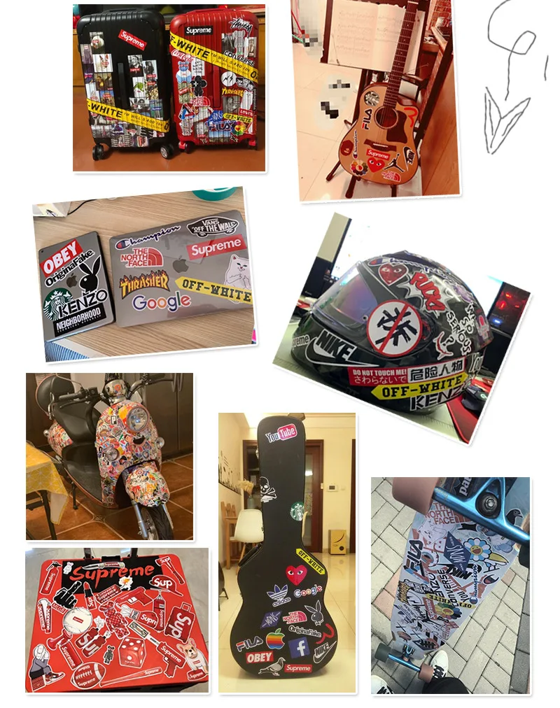 10/50pcspack Funny Meme Graffiti Flakes for Cars Motorcycles Furniture Luggage Skateboards Waterproof Toys Stickers Wholesale