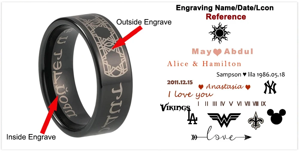 MenBand Classic 10mm Men Tungsten Rings Wedding Band Fashion Jewellery Dome High Polishing Comfort Fit 7-15