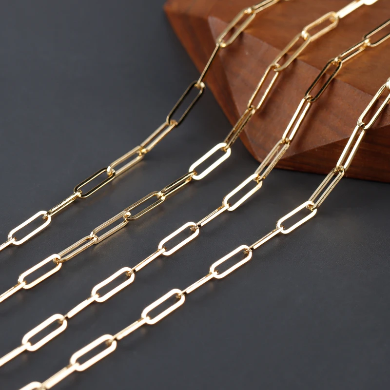 GUFEATHER,1m/lot,C201,diy chain,pass REACH,nickel free,18k gold rhodium plated,copper,charm,diy bracelet necklace,jewelry making