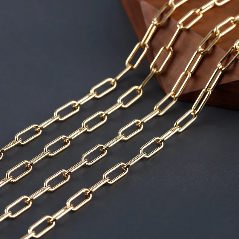GUFEATHER,1m/lot,C201,diy chain,pass REACH,nickel free,18k gold rhodium plated,copper,charm,diy bracelet necklace,jewelry making
