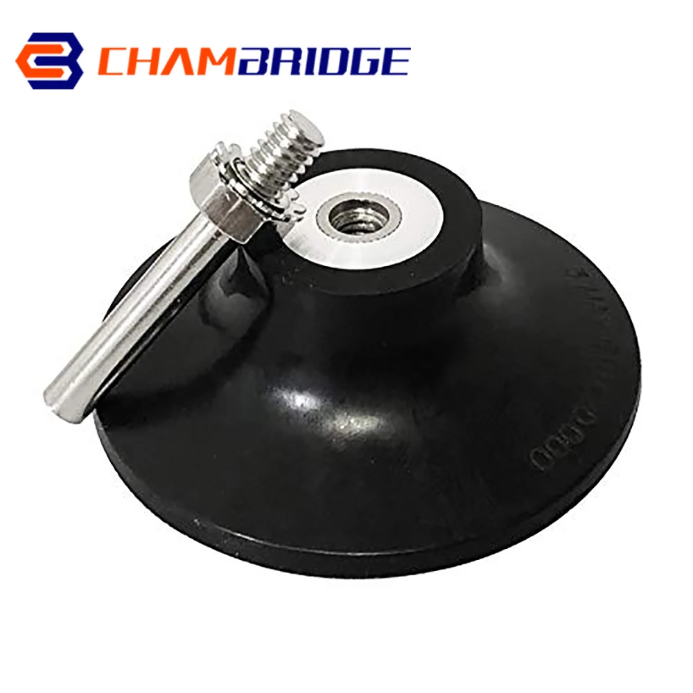 1 2 3 Inch Sanding Discs Holder Roll Lock Disc Pad Quick Change Disc Back-up Pad with 6mm Shank for Die Grinder Power Drill