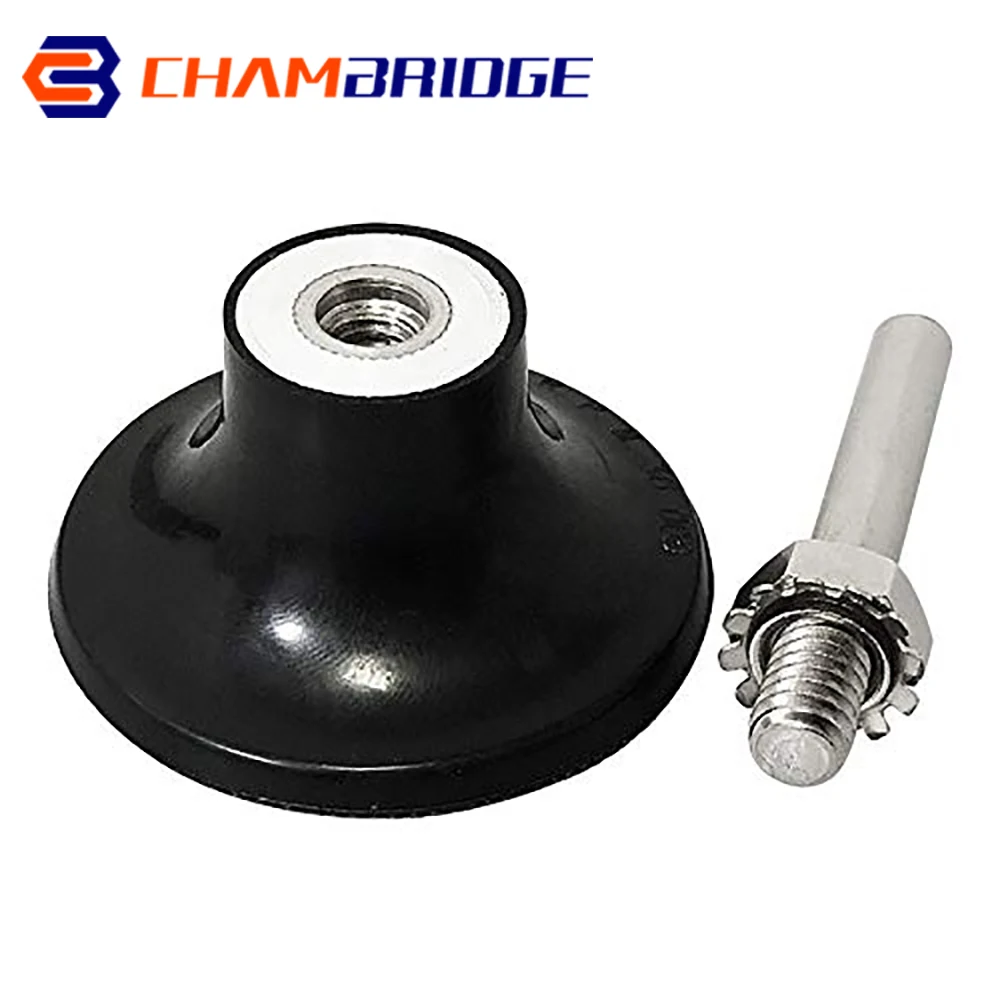 1 2 3 Inch Sanding Discs Holder Roll Lock Disc Pad Quick Change Disc Back-up Pad with 6mm Shank for Die Grinder Power Drill
