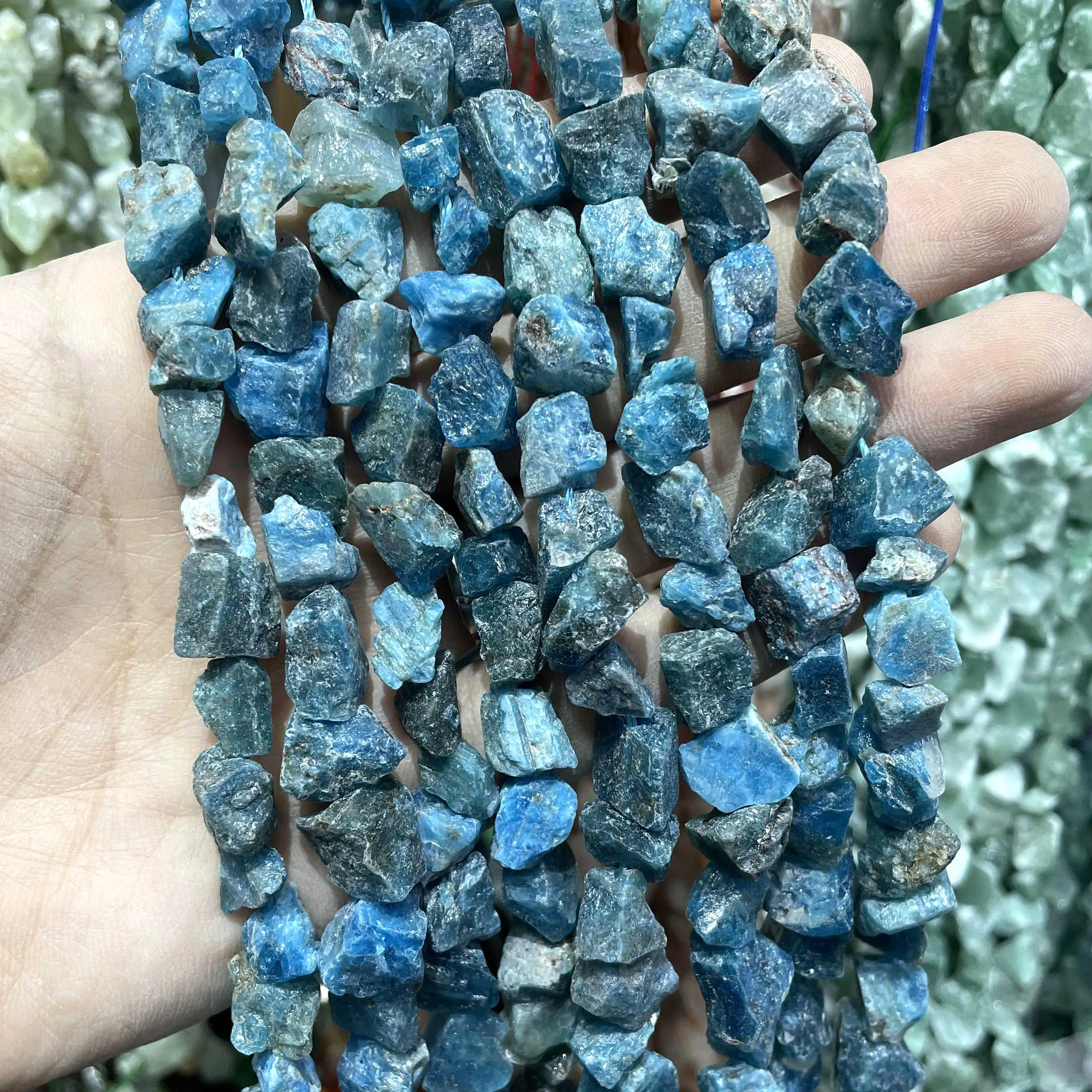 7-11mm Natural Irregular Freeform Raw Stone Rough Nugget Amazonite Amethysts Jades Minerals Crystal Beads DIY Jewelry Making