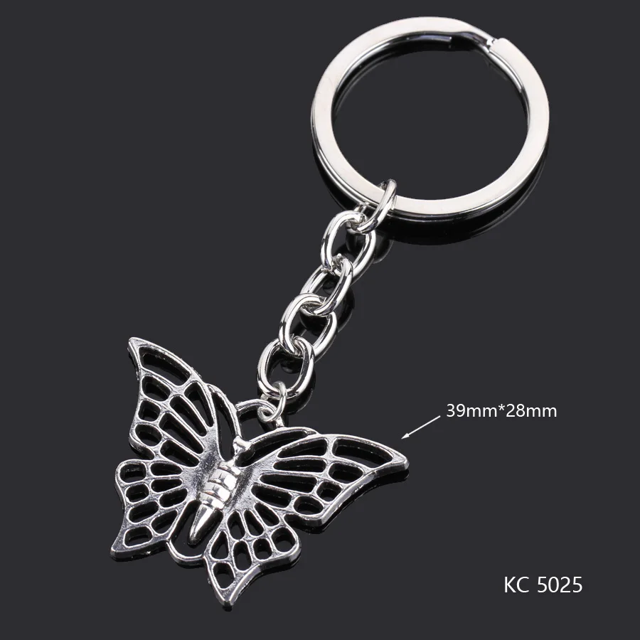 Love Heart Keychains For Woman Man Dog Cat Car Key Chain Wing Evil Eye Gun Fashion Jewelry Pendant Friend Original Wedding Gifts