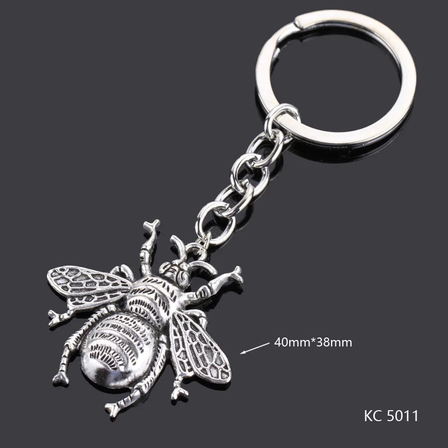 Love Heart Keychains For Woman Man Dog Cat Car Key Chain Wing Evil Eye Gun Fashion Jewelry Pendant Friend Original Wedding Gifts