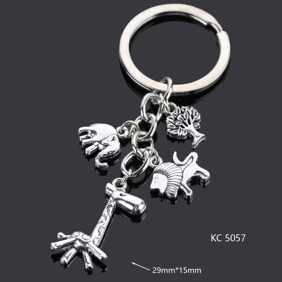 Love Heart Keychains For Woman Man Dog Cat Car Key Chain Wing Evil Eye Gun Fashion Jewelry Pendant Friend Original Wedding Gifts