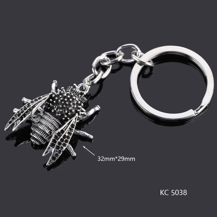 Love Heart Keychains For Woman Man Dog Cat Car Key Chain Wing Evil Eye Gun Fashion Jewelry Pendant Friend Original Wedding Gifts