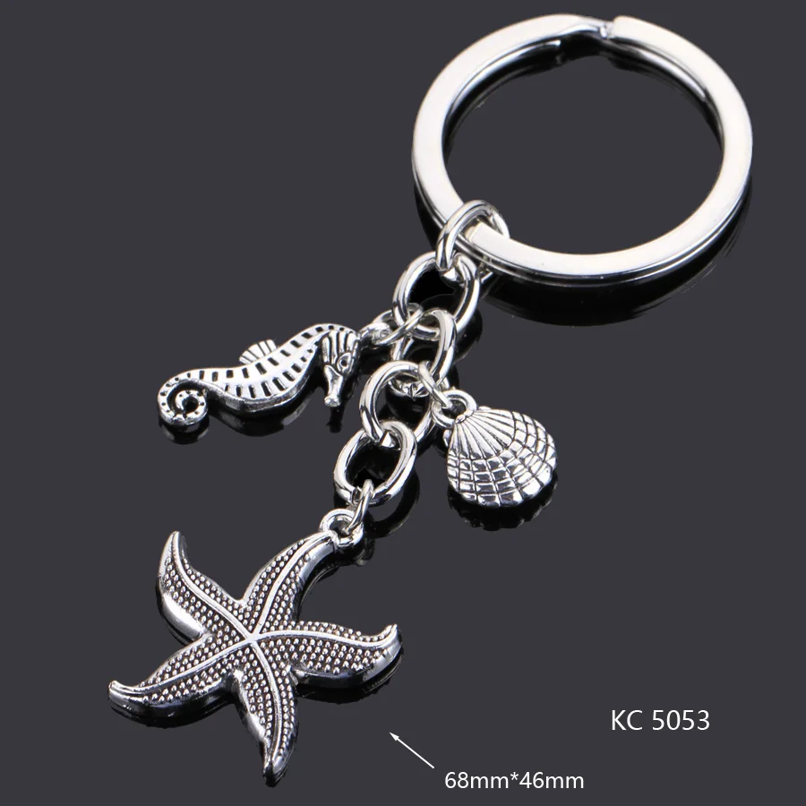 Love Heart Keychains For Woman Man Dog Cat Car Key Chain Wing Evil Eye Gun Fashion Jewelry Pendant Friend Original Wedding Gifts