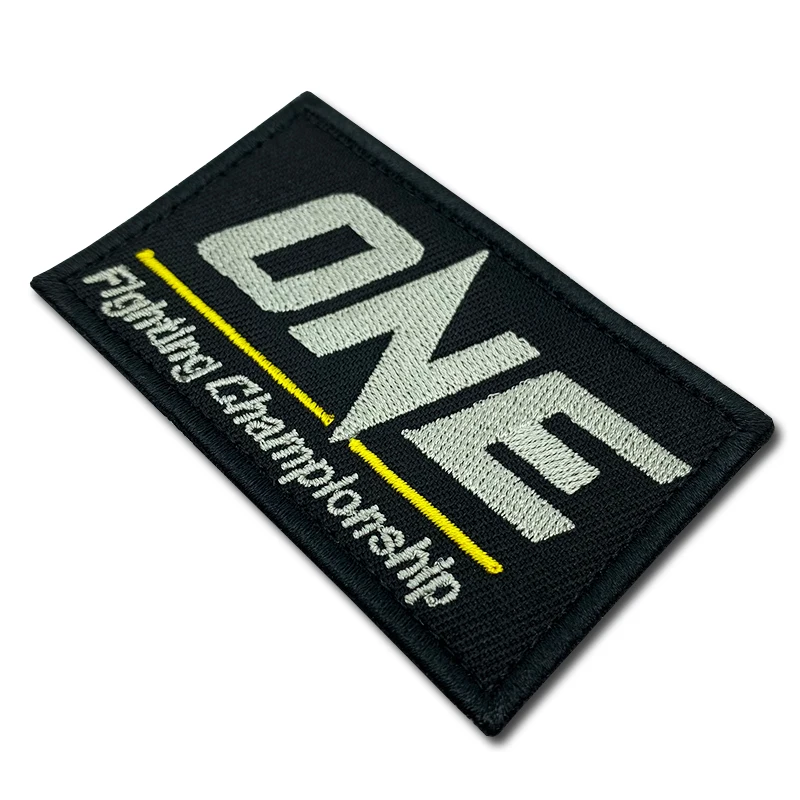 ONE Fighting Championship Patches high quality Embroidered Military Tactics Badge Hook Loop Armband 3D Stick on Jacket Backpack