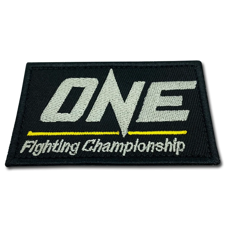 ONE Fighting Championship Patches high quality Embroidered Military Tactics Badge Hook Loop Armband 3D Stick on Jacket Backpack