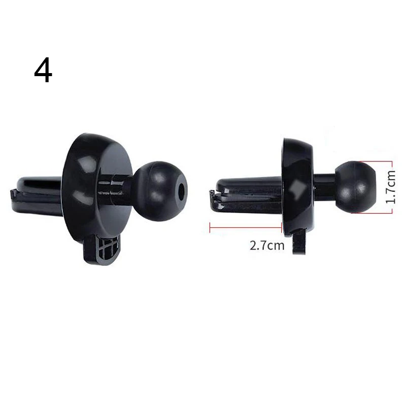 Universal Air Outlet Fixing Clip Nut Screw Base Option Holder for Car Phone Holder Mount GPS DV Dash Camera Suction Cup Bracket