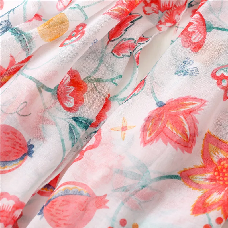 2025 Fashion Paisley Abstract Floral Tassel Viscose Shawl Scarf Lady High Quality Wrap Thin Pashmina Stole Muslim Hijab 180*90Cm