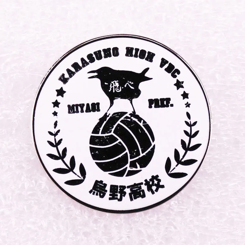 Volley Ball Boys Anime Lapel Badge Jewelry Accessories For Fans Friends