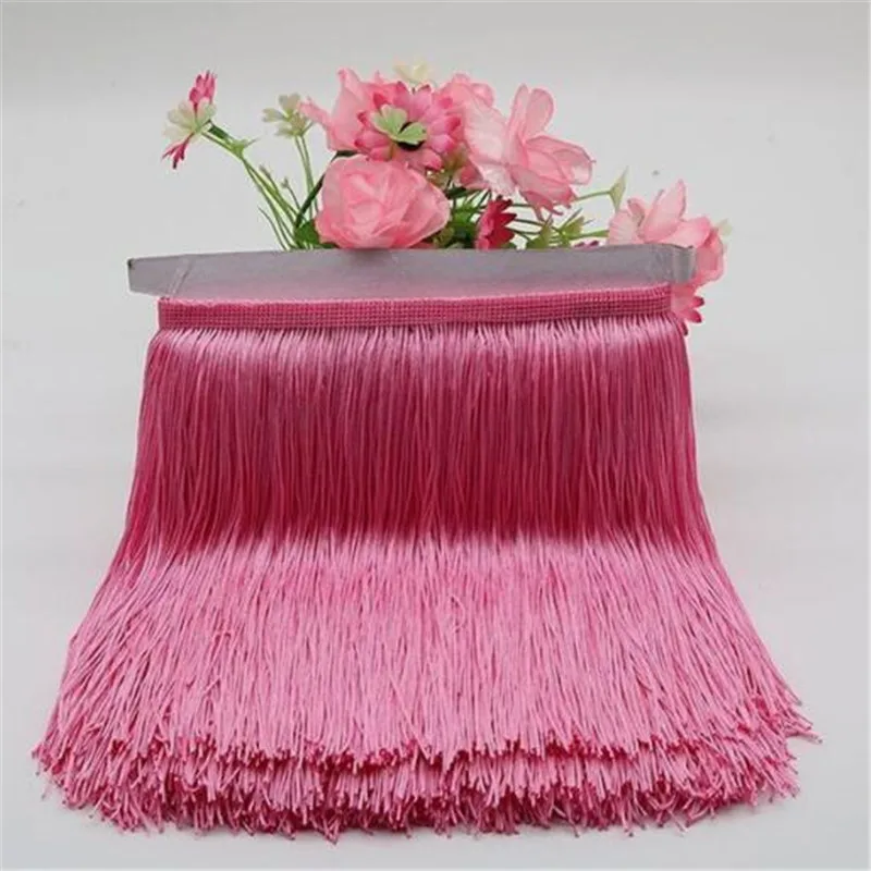 10/15/20/30cm Yard Lace Trim Tassel Fringe DIY Latin Dress Stage Clothes Accessories Decorative Tassels for Curtains Lace