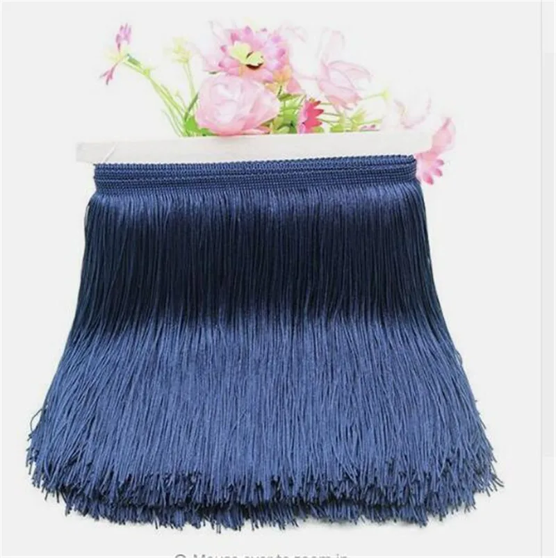 10/15/20/30cm Yard Lace Trim Tassel Fringe DIY Latin Dress Stage Clothes Accessories Decorative Tassels for Curtains Lace