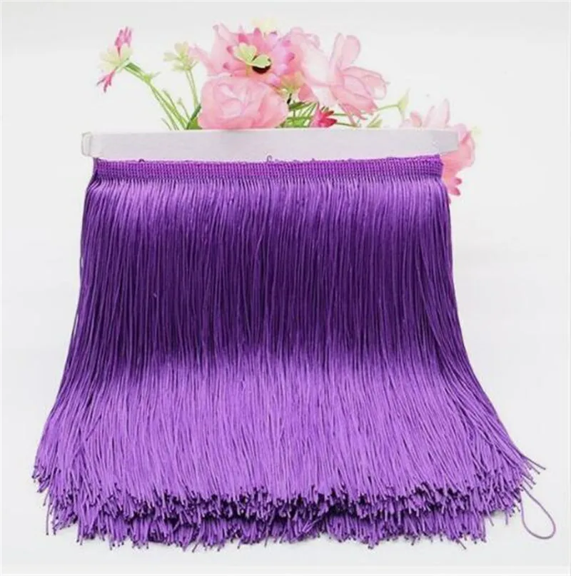 10/15/20/30cm Yard Lace Trim Tassel Fringe DIY Latin Dress Stage Clothes Accessories Decorative Tassels for Curtains Lace