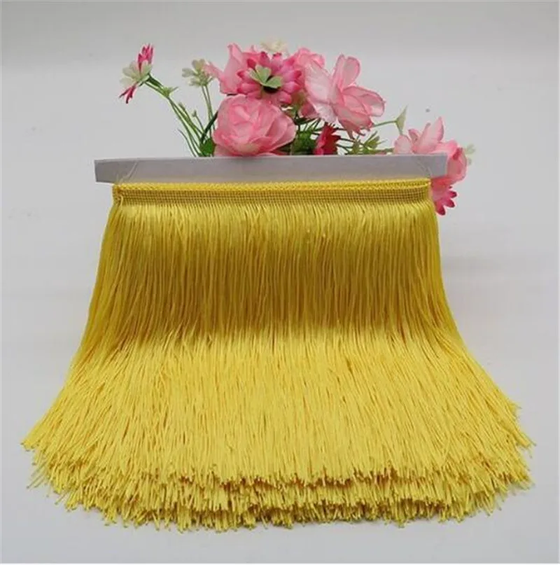 10/15/20/30cm Yard Lace Trim Tassel Fringe DIY Latin Dress Stage Clothes Accessories Decorative Tassels for Curtains Lace
