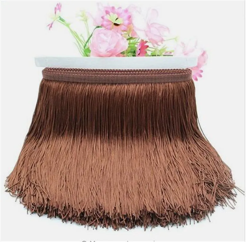 10/15/20/30cm Yard Lace Trim Tassel Fringe DIY Latin Dress Stage Clothes Accessories Decorative Tassels for Curtains Lace