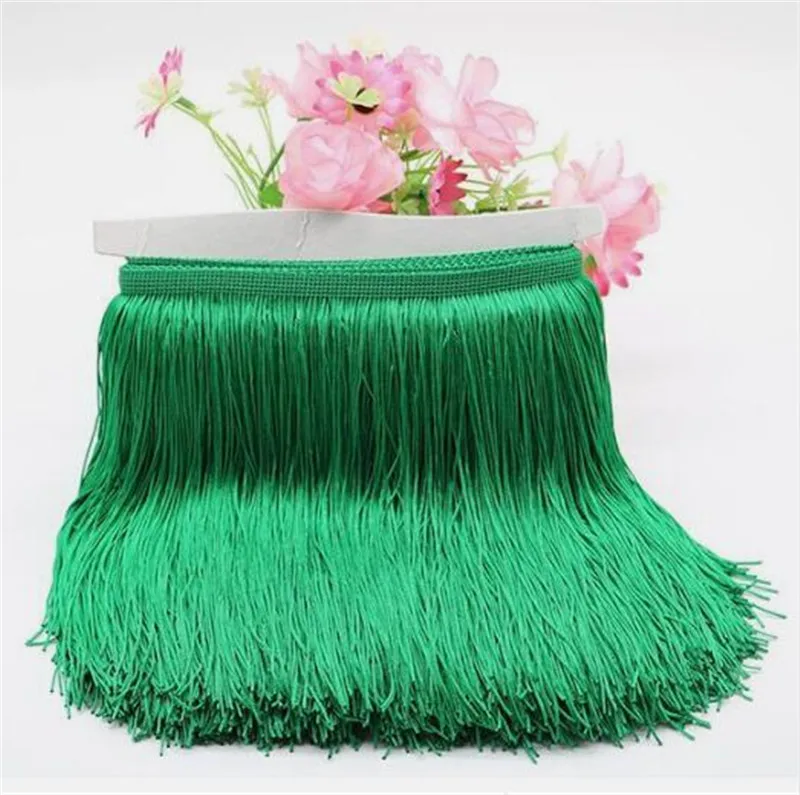 10/15/20/30cm Yard Lace Trim Tassel Fringe DIY Latin Dress Stage Clothes Accessories Decorative Tassels for Curtains Lace