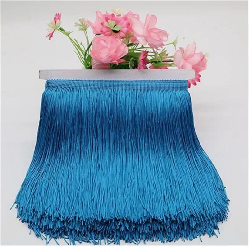 10/15/20/30cm Yard Lace Trim Tassel Fringe DIY Latin Dress Stage Clothes Accessories Decorative Tassels for Curtains Lace