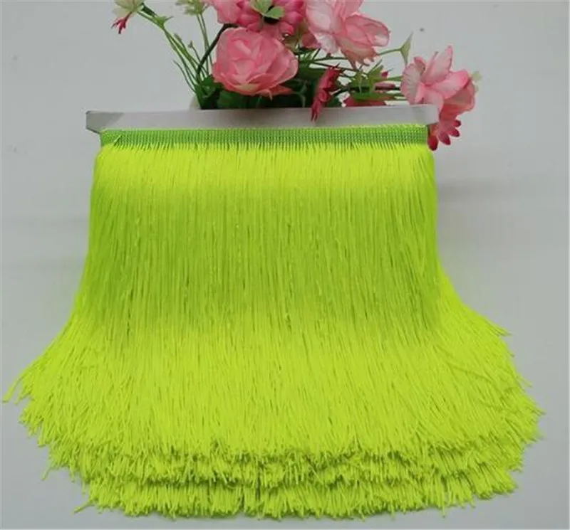 10/15/20/30cm Yard Lace Trim Tassel Fringe DIY Latin Dress Stage Clothes Accessories Decorative Tassels for Curtains Lace