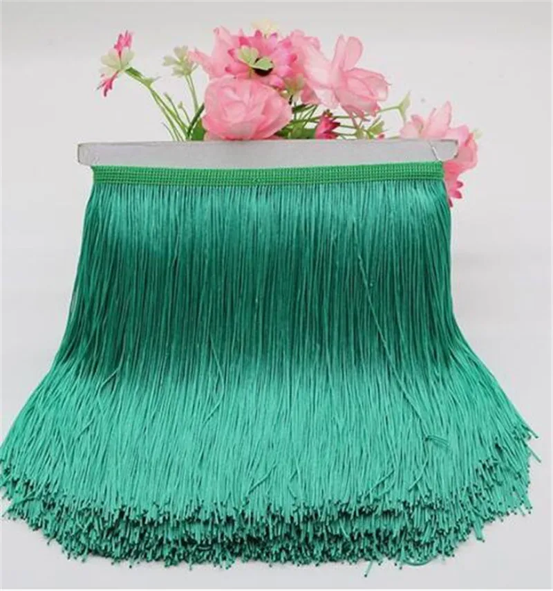 10/15/20/30cm Yard Lace Trim Tassel Fringe DIY Latin Dress Stage Clothes Accessories Decorative Tassels for Curtains Lace
