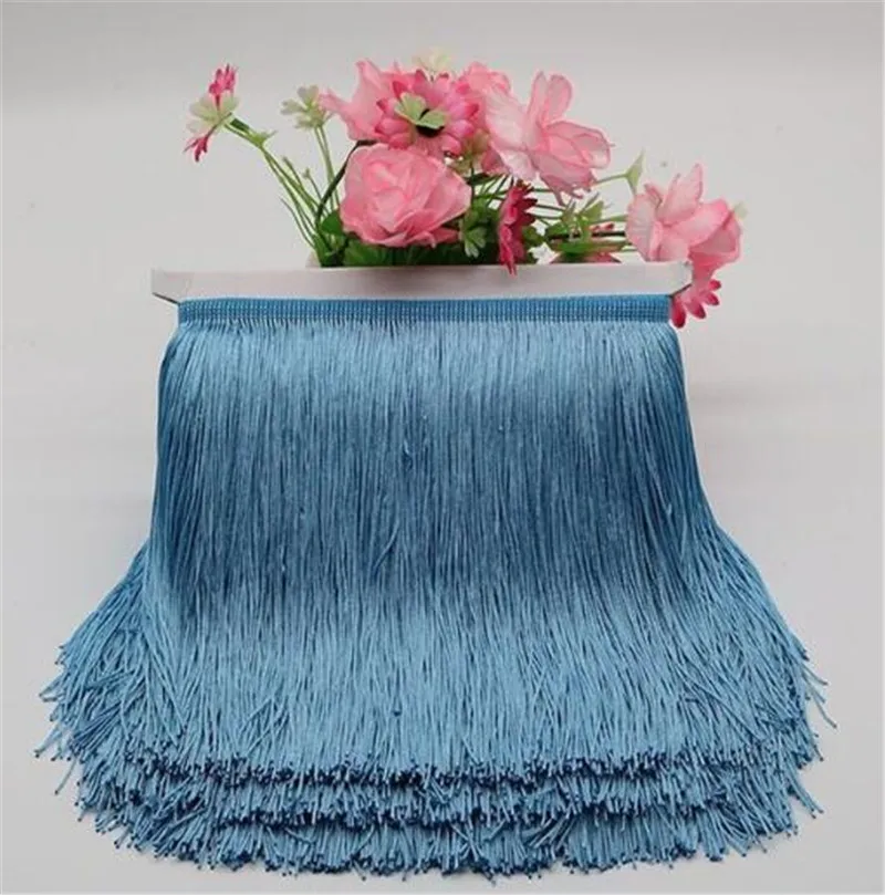 10/15/20/30cm Yard Lace Trim Tassel Fringe DIY Latin Dress Stage Clothes Accessories Decorative Tassels for Curtains Lace