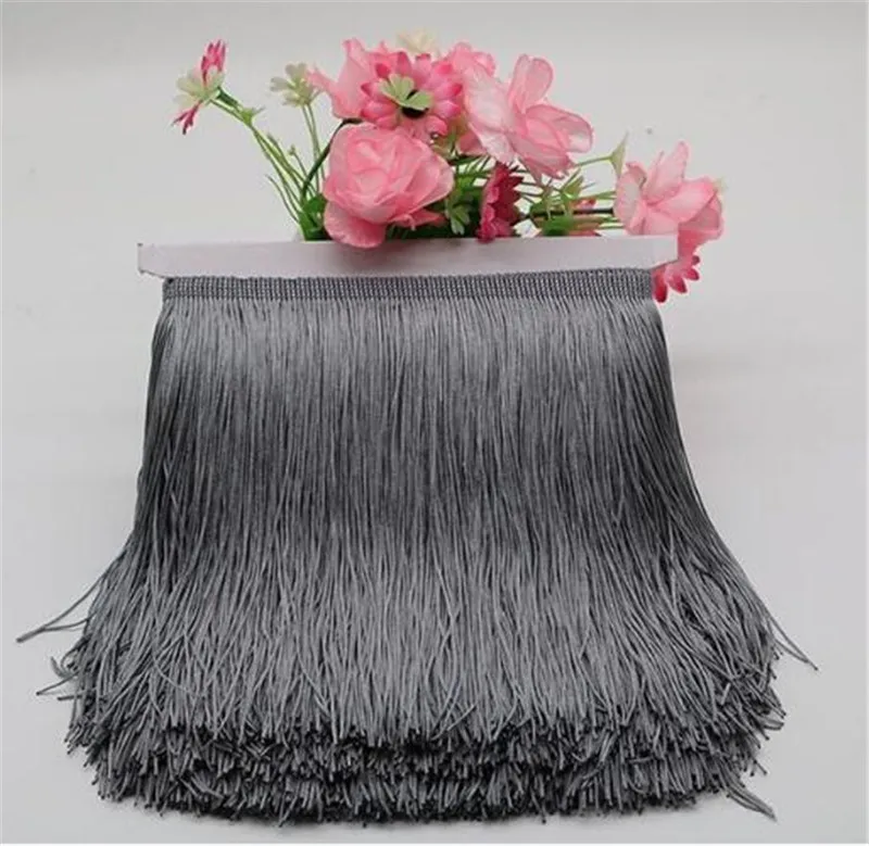 10/15/20/30cm Yard Lace Trim Tassel Fringe DIY Latin Dress Stage Clothes Accessories Decorative Tassels for Curtains Lace
