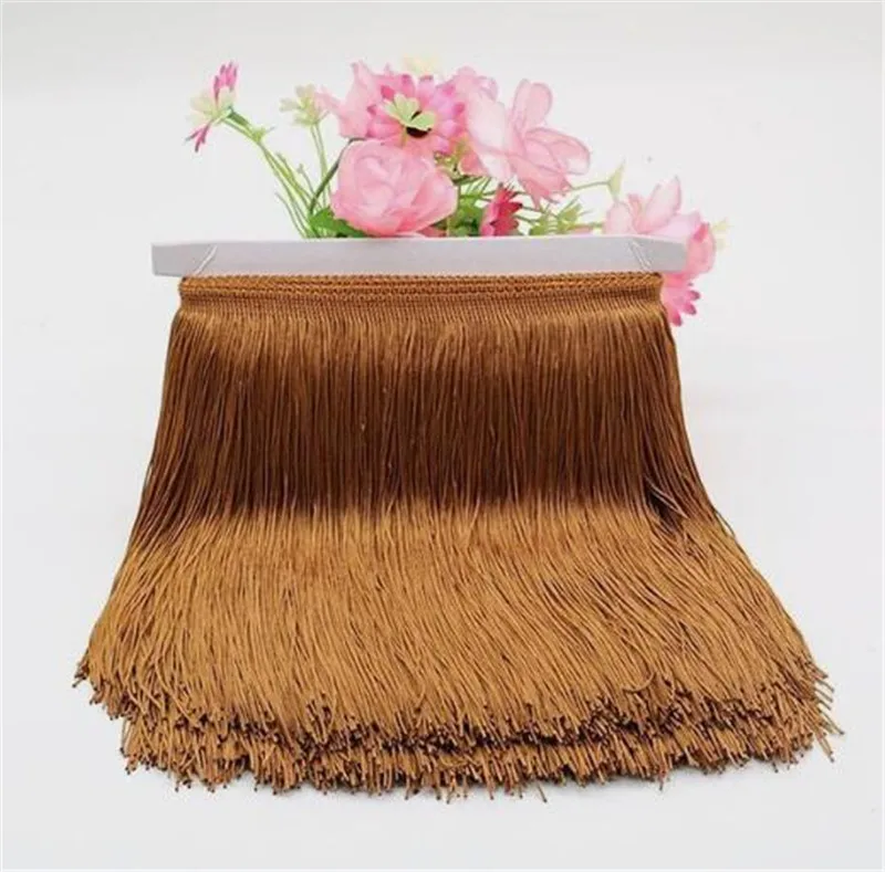 10/15/20/30cm Yard Lace Trim Tassel Fringe DIY Latin Dress Stage Clothes Accessories Decorative Tassels for Curtains Lace