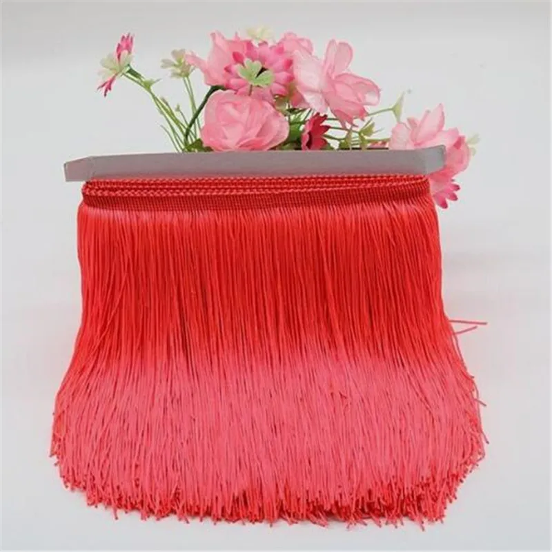 10/15/20/30cm Yard Lace Trim Tassel Fringe DIY Latin Dress Stage Clothes Accessories Decorative Tassels for Curtains Lace