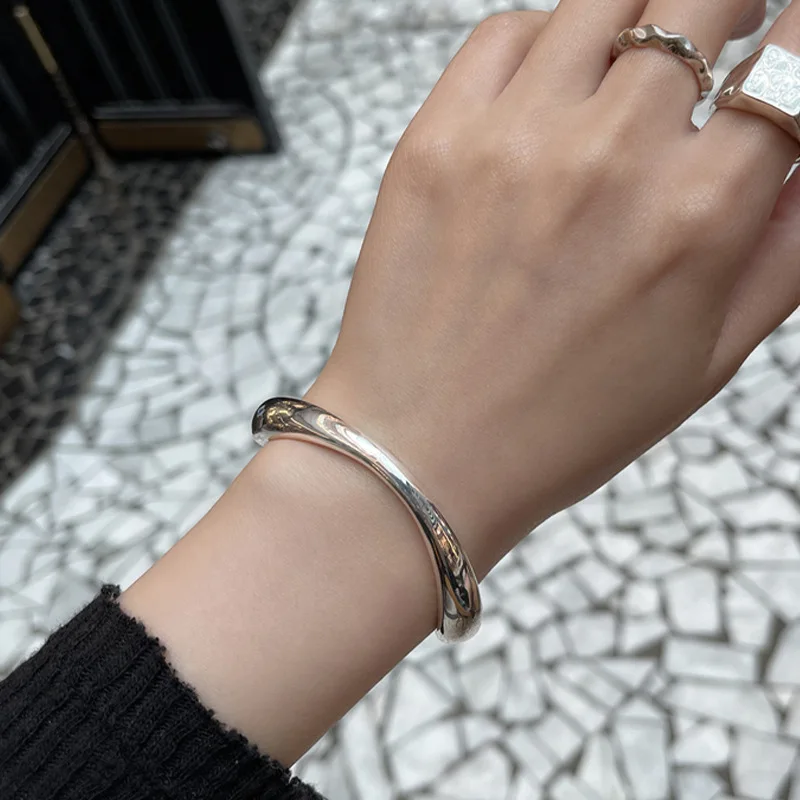 XIYANIKE New Fashion Vintage Open Cuff Bangle Bracelet For Women Girls Trendy Jewelry Party Wedding Gift pulseras mujer