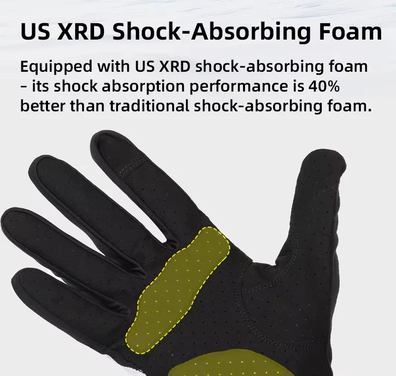 YKYWBIKE Breathable Cycling Gloves Touch Screen Riding MTB Bike Bicycle Gloves Motorcycle Winter Autumn Bike Long Finger Gloves