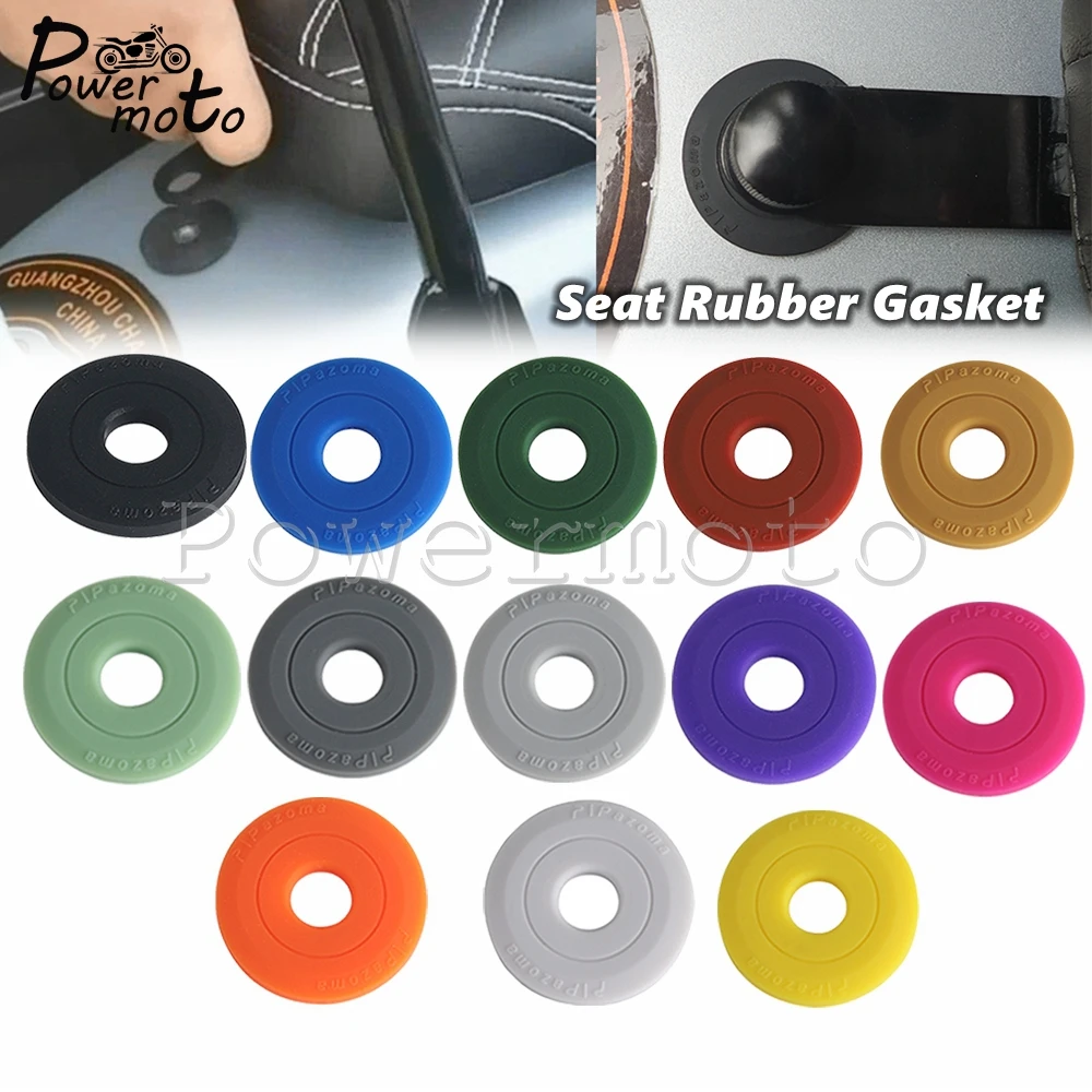 34mm Rear Fender Seat Mount Rubber Gasket For Harley Touring CVO Softail Slim Sportster Dyna Street Fat Bob Low Rider Wide Glide