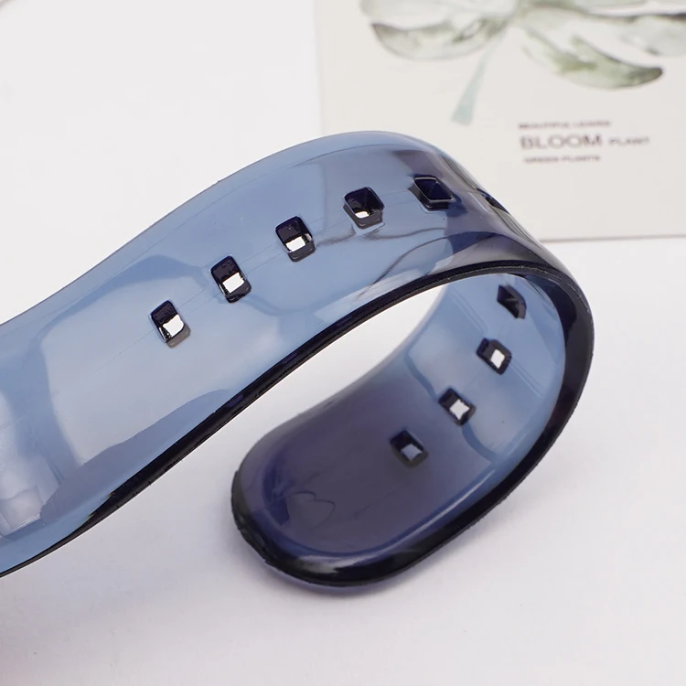 20mm 22mm Transparent PVC Strap Colorful Men Women Replacement Band for Samsung Active2 40mm 44mm Huawei Watch GT 2 Amazfit GTS
