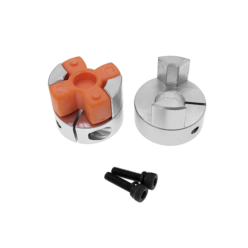 D25L30 6.35/8/9.5/10/12mm Plum Coupling Stepper Motor Shaft Coupler Flexible Jaw Spider Shaft Coupler