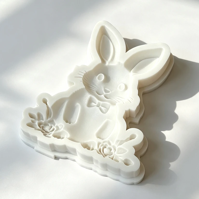 Easter Bunny Silicone Mold Sugarcraft Chocolate Cupcake Baking Mold Fondant Cake Decorating Tools