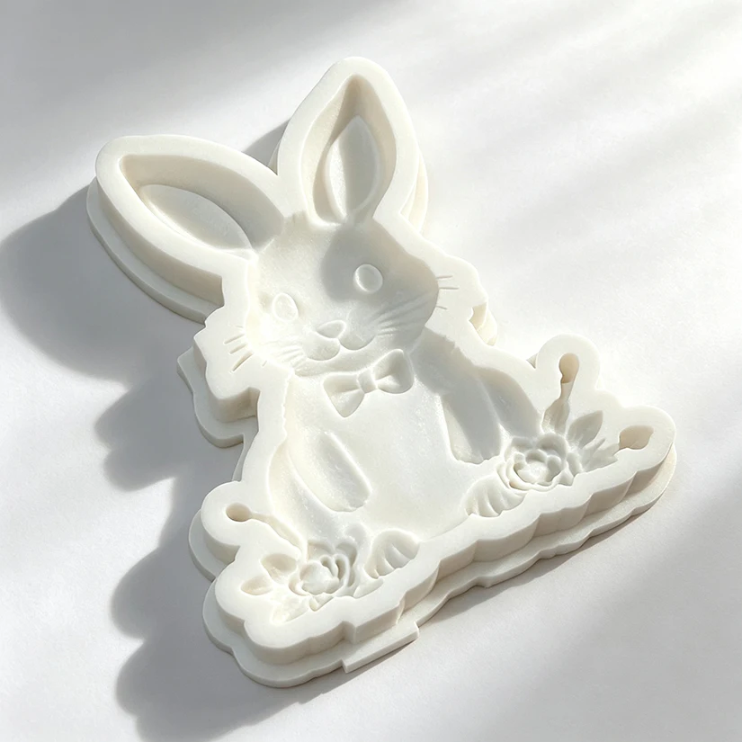 Easter Bunny Silicone Mold Sugarcraft Chocolate Cupcake Baking Mold Fondant Cake Decorating Tools
