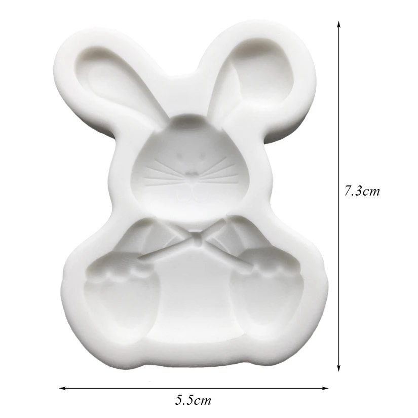 Easter Bunny Silicone Mold Sugarcraft Chocolate Cupcake Baking Mold Fondant Cake Decorating Tools