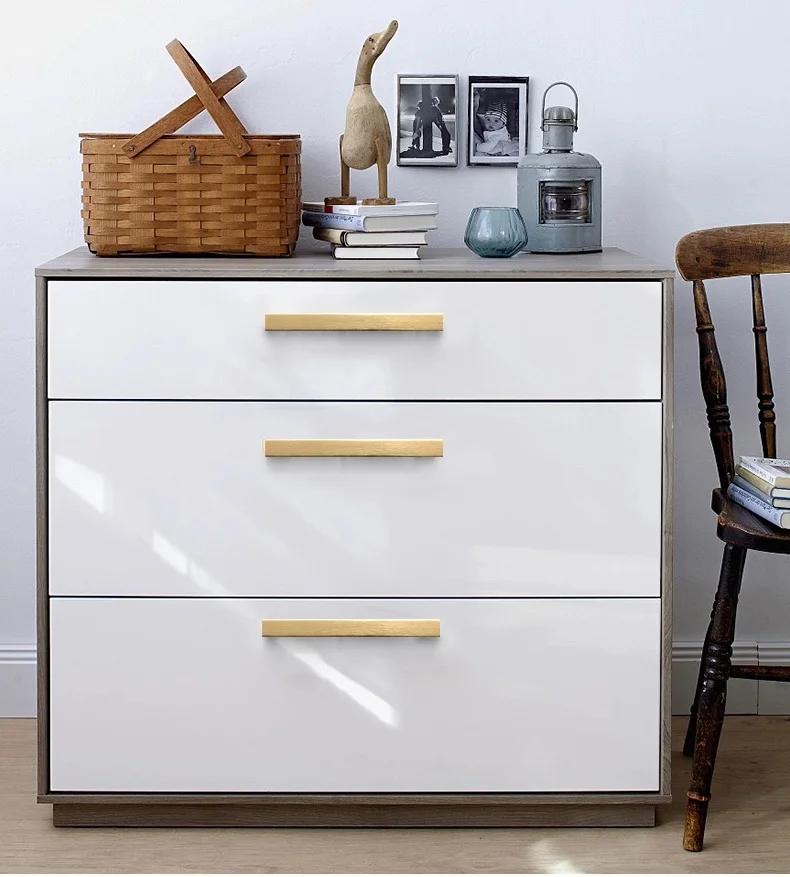 AOBITE Gold Wardrobe Dressers Cabinet Handles 500mm Aluminum Kitchen Cupboard Pulls Drawer Knobs Long Furniture Handle Hardware