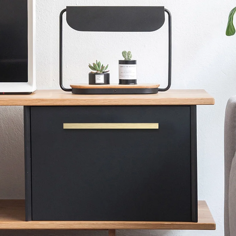 AOBITE Gold Wardrobe Dressers Cabinet Handles 500mm Aluminum Kitchen Cupboard Pulls Drawer Knobs Long Furniture Handle Hardware